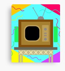 Life of tv Canvas Print