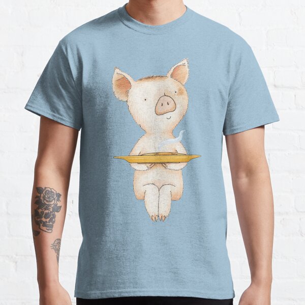 Pancake pig classic illustration Classic T-Shirt