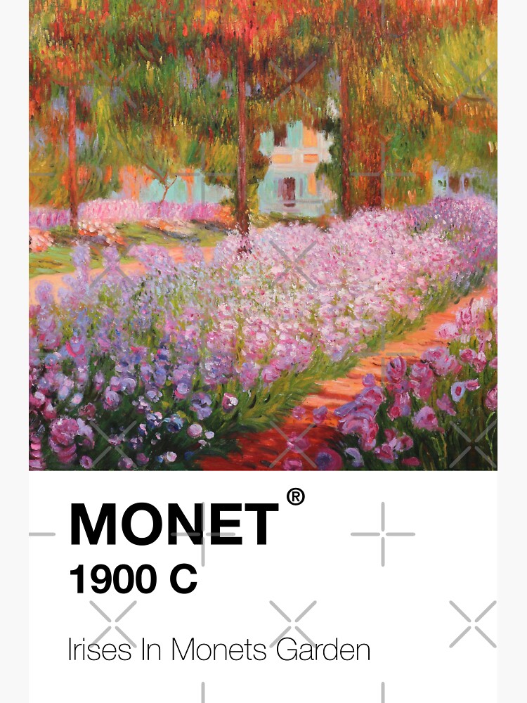 Le Jardin de l'artiste à Giverny(The Artist's Garden at Giverny)- Claude  Monet  Laptop Skin for Sale by LexBauer