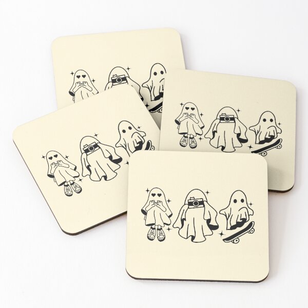 Item preview, Vintage Ghost Trio | Spooky Season Ghost Gang designed and sold by DevlynnDesigns.