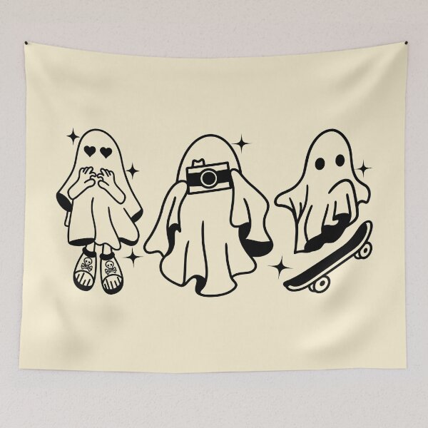 Item preview, Vintage Ghost Trio | Spooky Season Ghost Gang designed and sold by DevlynnDesigns.