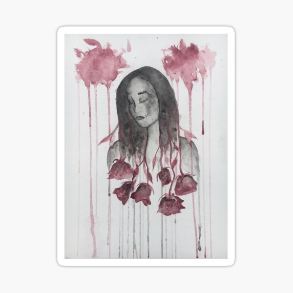 The Sharpest Rose Sticker