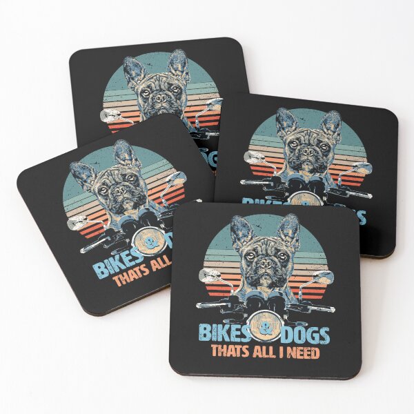 Item preview, Bikes & Dogs - Cute french bulldog rides a motorcycle designed and sold by BrainlabStudios.