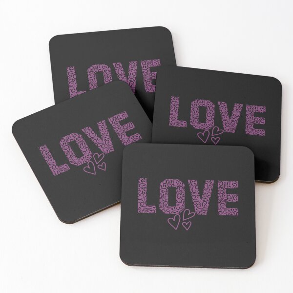 Item preview, Purple Floral Love Quote Inspiration designed and sold by HappyLifeCreate.