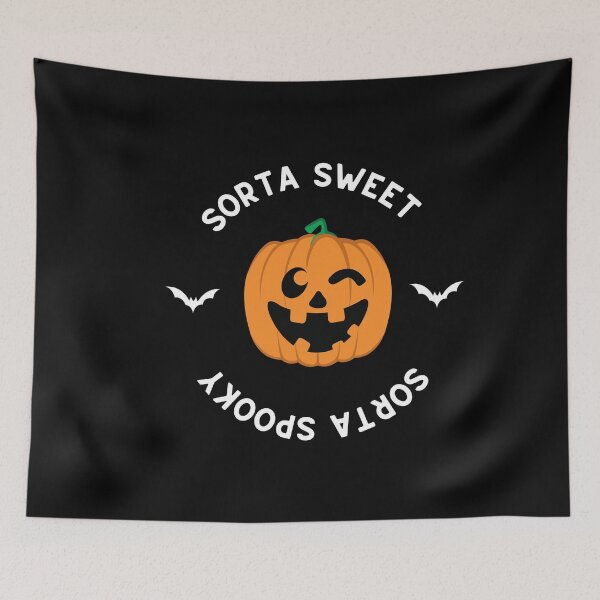 Item preview, Sorta sweet sorta spooky | Pumpkin and bats | Funny Quote |  Halloween | Fall | Costume 2022 designed and sold by BloompodDesigns.