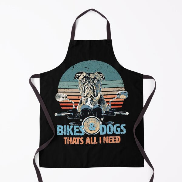 Item preview, Bikes & Dogs - Cute American Pit Bull Terrier rides a motorcycle designed and sold by BrainlabStudios.