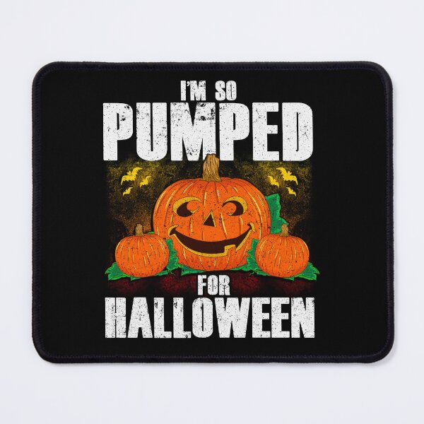 Item preview, Funny Halloween Carved Pumpkin Jack O'Lantern Pumped For Halloween designed and sold by UniQueensShop.