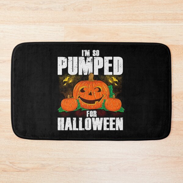 Item preview, Funny Halloween Carved Pumpkin Jack O'Lantern Pumped For Halloween designed and sold by UniQueensShop.