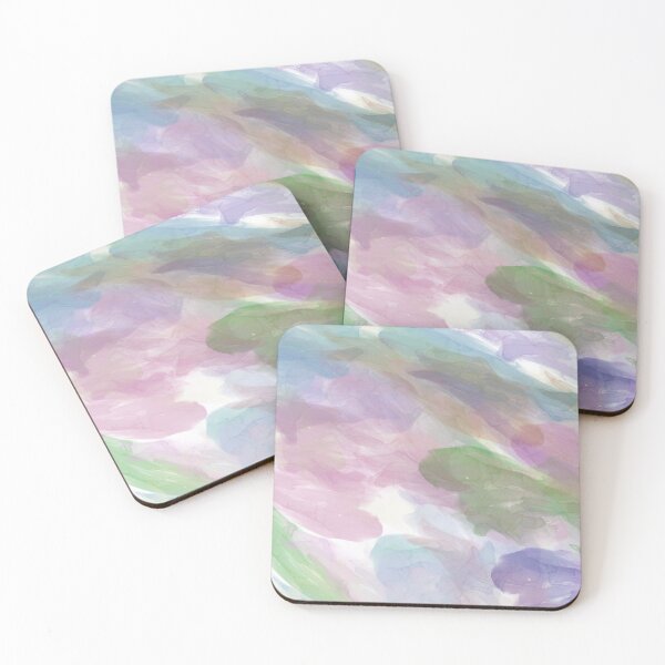 Item preview, Pastel Floating Shapes designed and sold by headtrackerart.