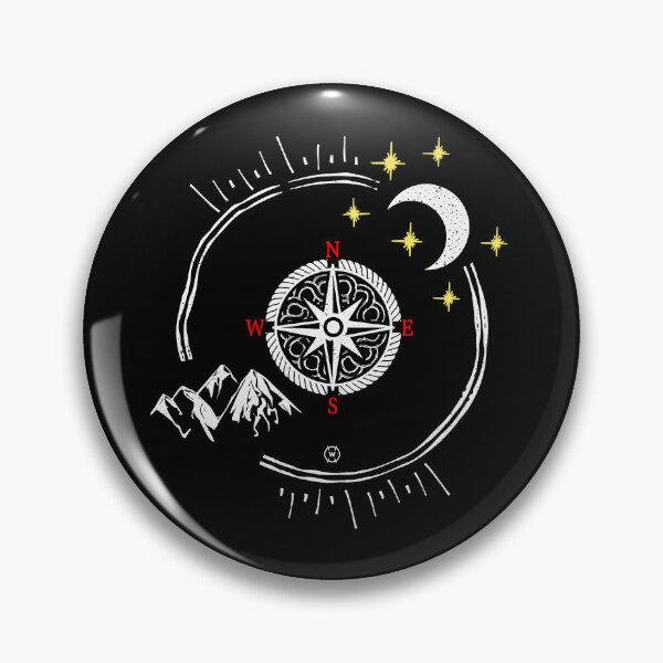 Item preview, Not All Who Wander are Lost - Enjoy the Journey Compass designed and sold by wingstar.