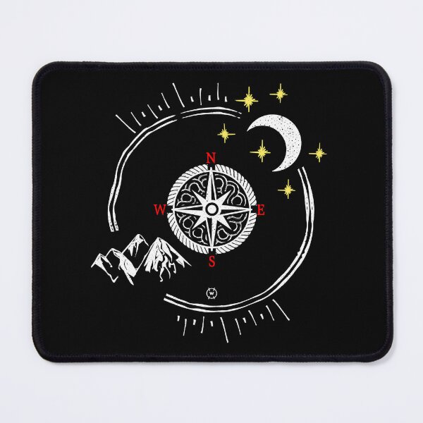 Item preview, Not All Who Wander are Lost - Enjoy the Journey Compass designed and sold by wingstar.