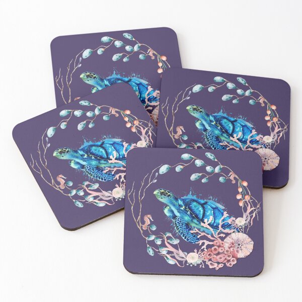 Item preview, Sea Turtle Swimming Thru the Coral Reefs designed and sold by Sherry Hallemeier.