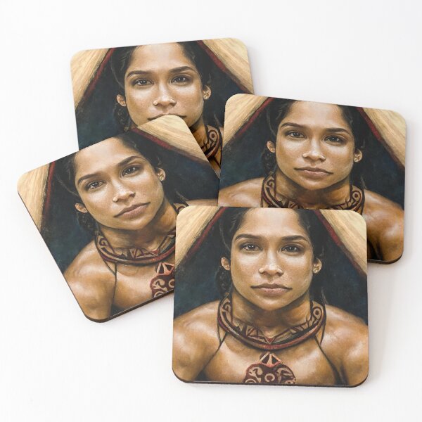 Item preview, Geneila a native american woman I meet on Peru designed and sold by AmazinfArt.