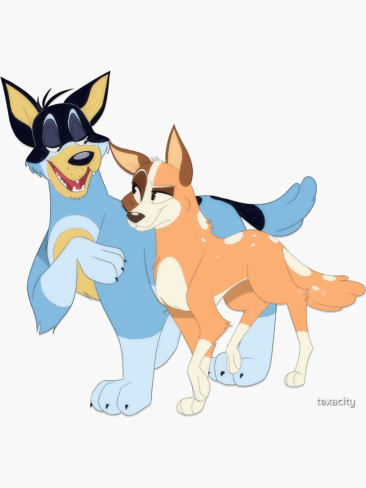 "Bandit & Chili" Sticker for Sale by texacity Redbubble