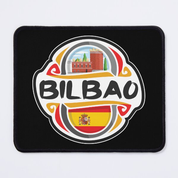 Item preview, Bilbao Spain Flag Badge Travel Souvenir Stamp designed and sold by TeeHome.