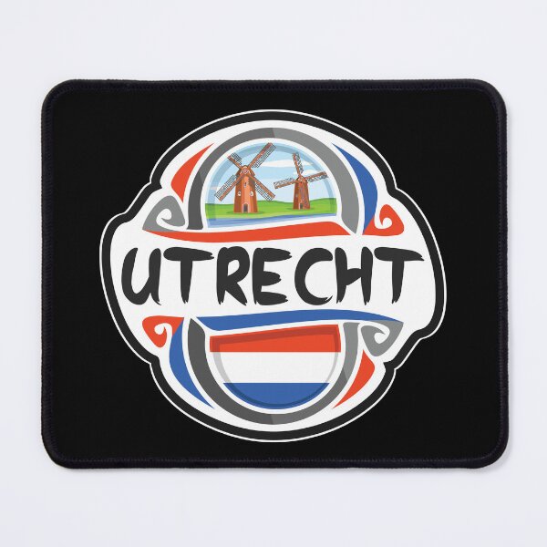 Item preview, Utrecht Netherlands Flag Badge Travel Souvenir Stamp designed and sold by TeeHome.