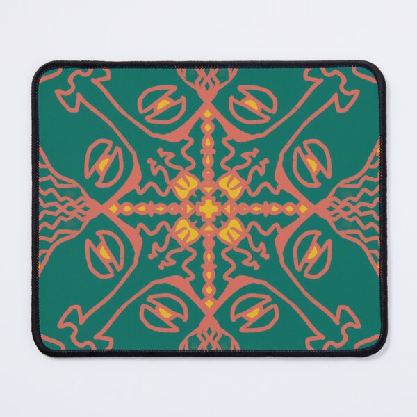 Item preview, Quarter Turn Mask Tile/ Green designed and sold by Karen Eutemey.