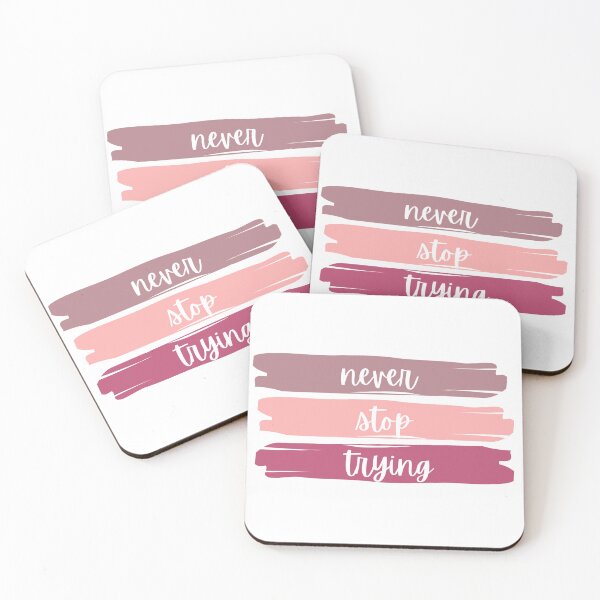 Item preview, Never Stop Trying designed and sold by PurpleNotebook.