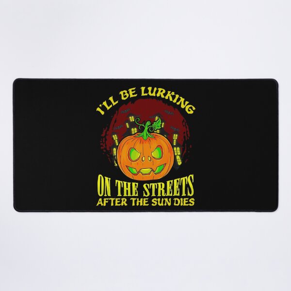 Item preview, Funny Halloween Carved Pumpkin Jack O'Lantern Lurking On The Streets designed and sold by UniQueensShop.