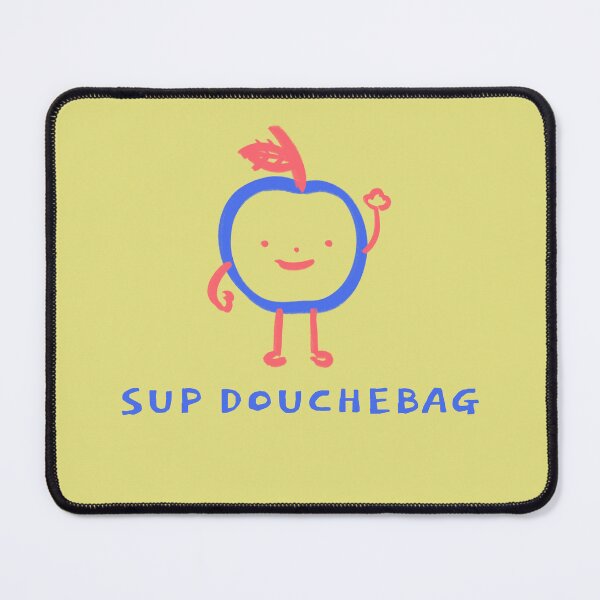 Item preview, Sup Douchebag Smiley Apple Cartoon designed and sold by IronicBGear.