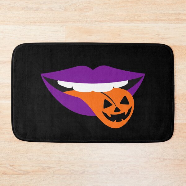 Item preview, Halloween Pumpkin Lips Tongue designed and sold by BoozieHumor.