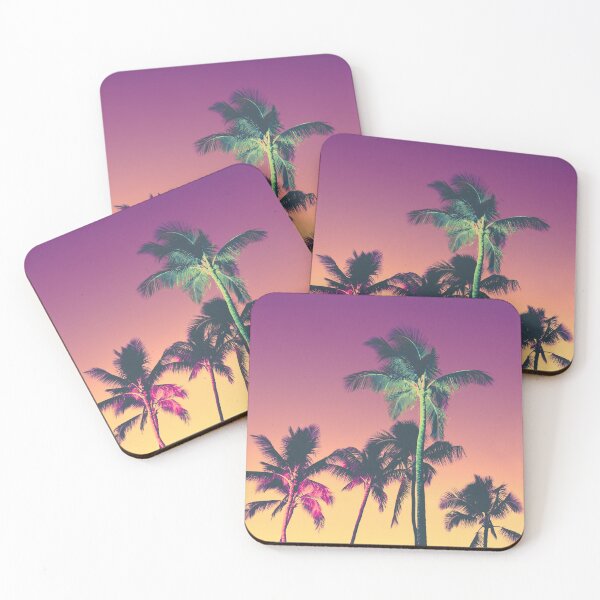 Item preview, Palm Trees lit up by the Setting Sun designed and sold by RyansOpenDoor.