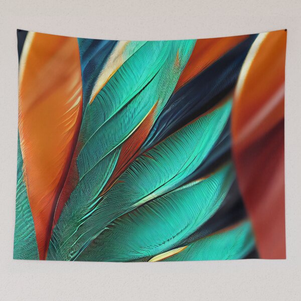 Item preview, Colorful Parrot Feathers designed and sold by AntielARt.