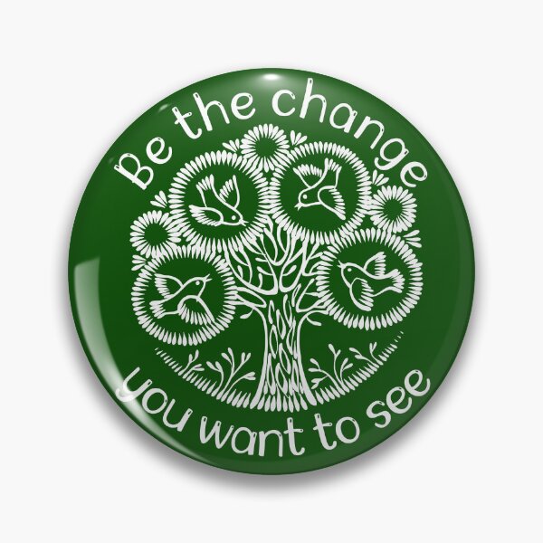 Item preview, Be The Change You Want To See tree dove peace designed and sold by incurablehippie.