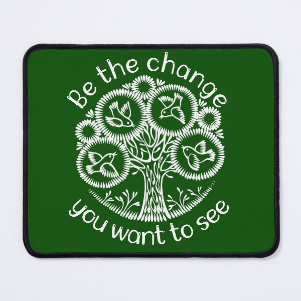 Item preview, Be The Change You Want To See tree dove peace designed and sold by incurablehippie.