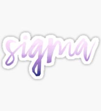 Sigma Sticker