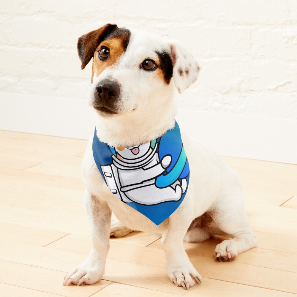 Corgi Astronaut in Space Pet Bandana