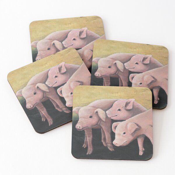 Item preview, 3 pigs in a field designed and sold by LeJeuneGifts.