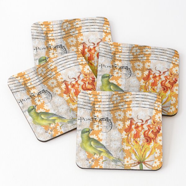 Item preview, Groovy Orange Floral Collage  designed and sold by Groovy Gringa.