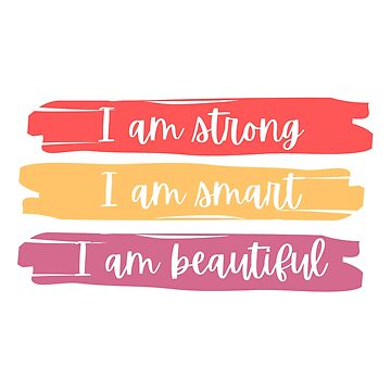 I Am Beautiful' + 'I Am Strong' Sticker Packs