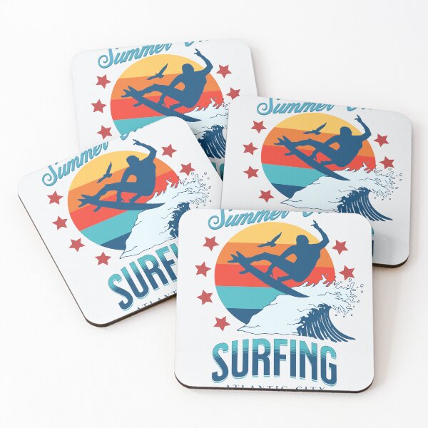 Item preview, Show your pride with our one of a kind design and display one of the best places to surf in the USA. Best sports activity Beautiful Atlantic City Beach! designed and sold by gratefulshop.