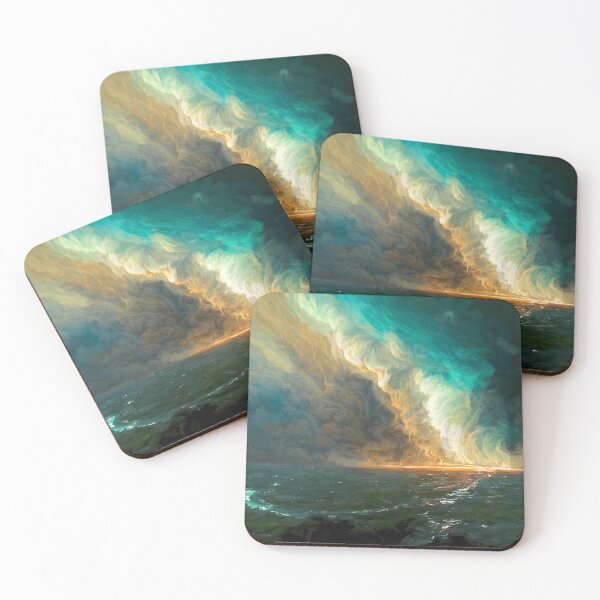 Item preview, Storm Over Open Water Abstract designed and sold by Rocky Mountain Artistry.