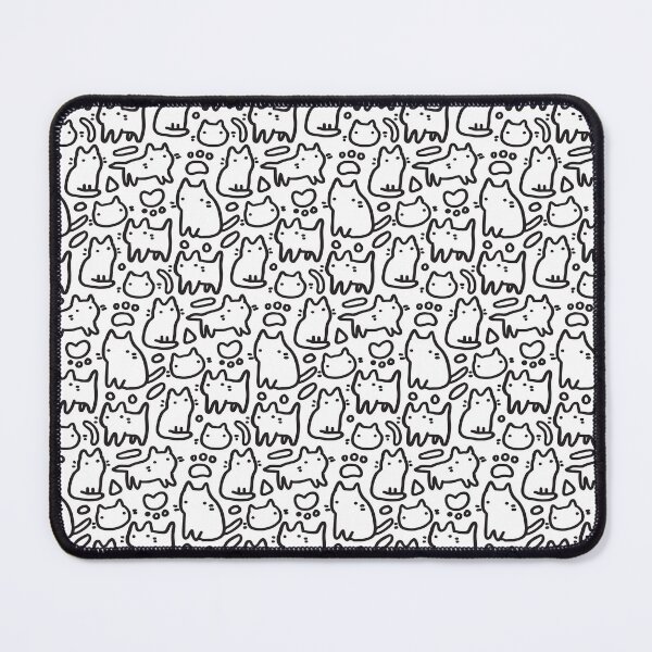 Item preview, Doodle cute kitty cats funny pattern designed and sold by kostolom3000.