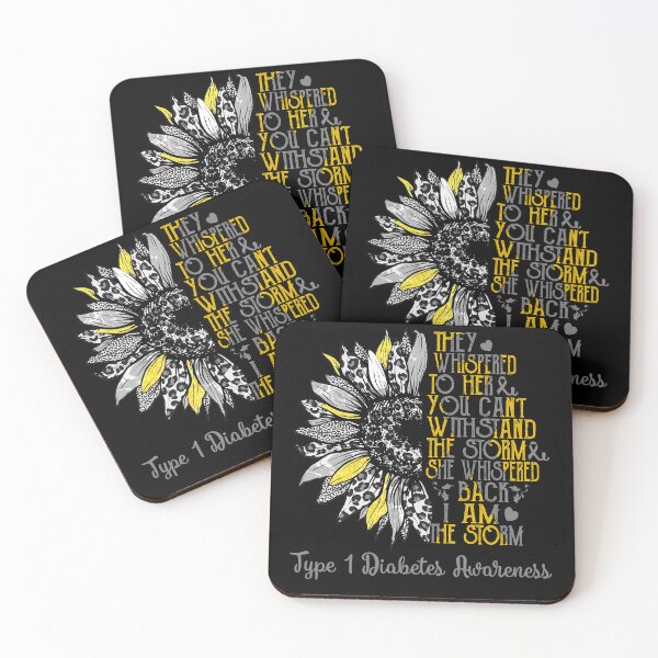 Item preview, I Am The Storm Sunflower Leopard Type 1 Diabetes Awareness designed and sold by rechardtee.