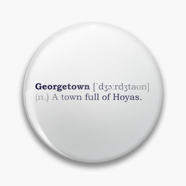 Item preview, Georgetown dictionary entry with school colors designed and sold by LevonS.