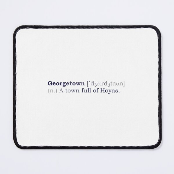 Item preview, Georgetown dictionary entry with school colors designed and sold by LevonS.