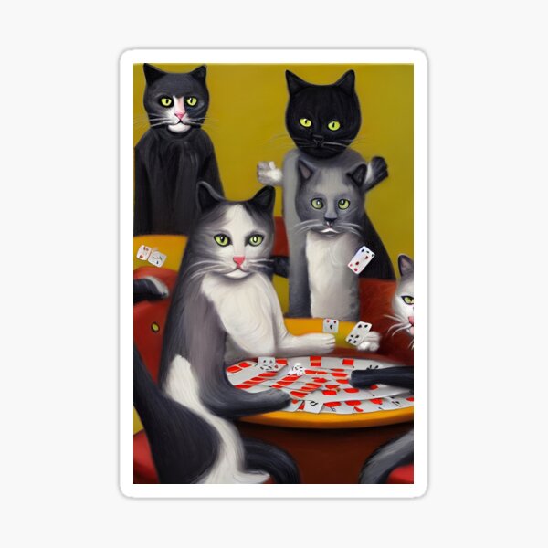 Item preview, Poker Cat designed and sold by RTrivella.