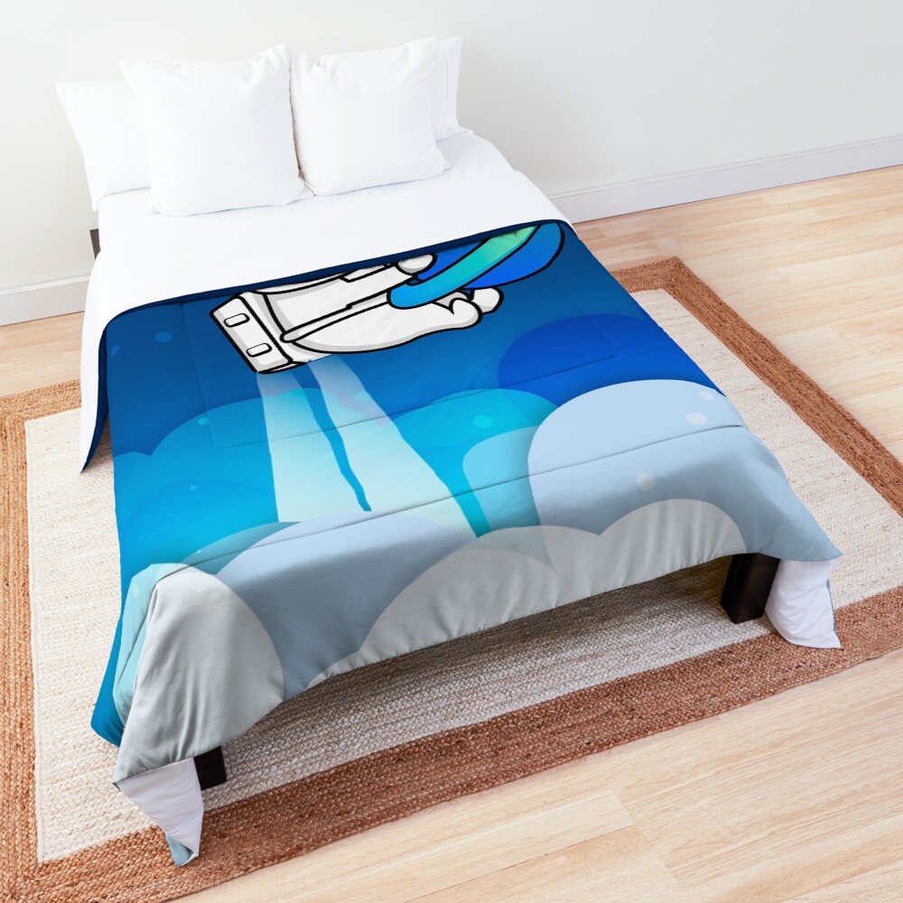 Corgi Astronaut in Space Comforter