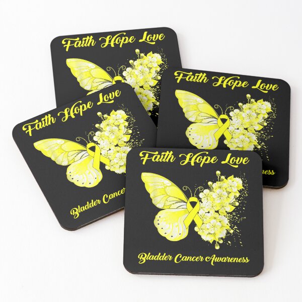 Item preview, Faith Hope Love Bladder Cancer Awareness Butterfly Ribbon Gifts designed and sold by Adropine.