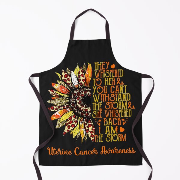 Item preview, I Am The Storm Sunflower Leopard Uterine Cancer Awareness designed and sold by rechardtee.