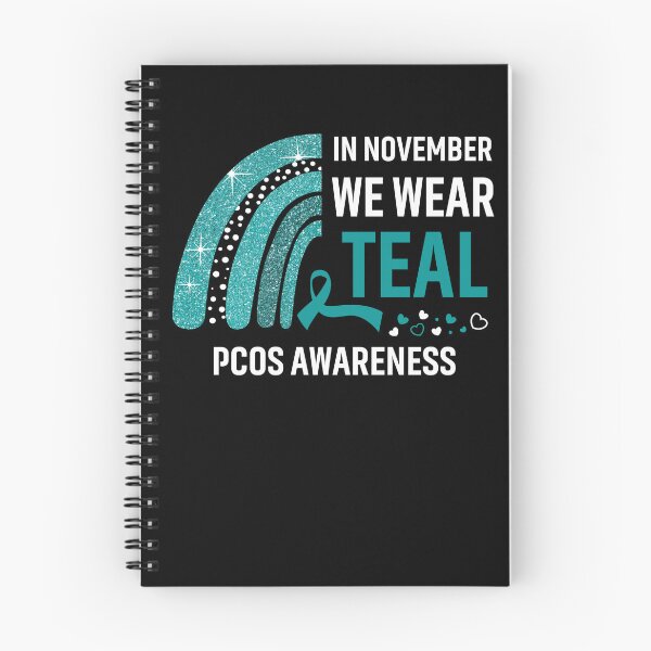 Item preview, In November We Wear Teal PCOS Awareness designed and sold by Gillosina.
