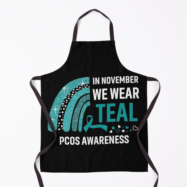 Item preview, In November We Wear Teal PCOS Awareness designed and sold by Gillosina.
