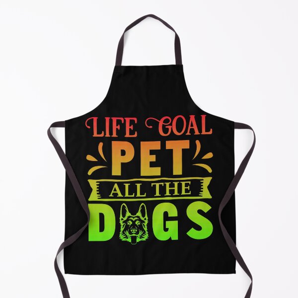 Item preview, Life goal pet all the dogs. Cute german shepherd quote in gradient style designed and sold by pureblacks.