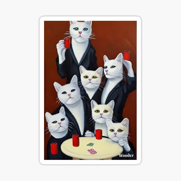 Item preview, Poker Cat designed and sold by RTrivella.