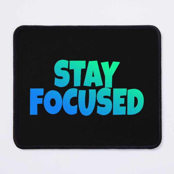 Item preview, Stay focused - blue green designed and sold by UNIX-G.