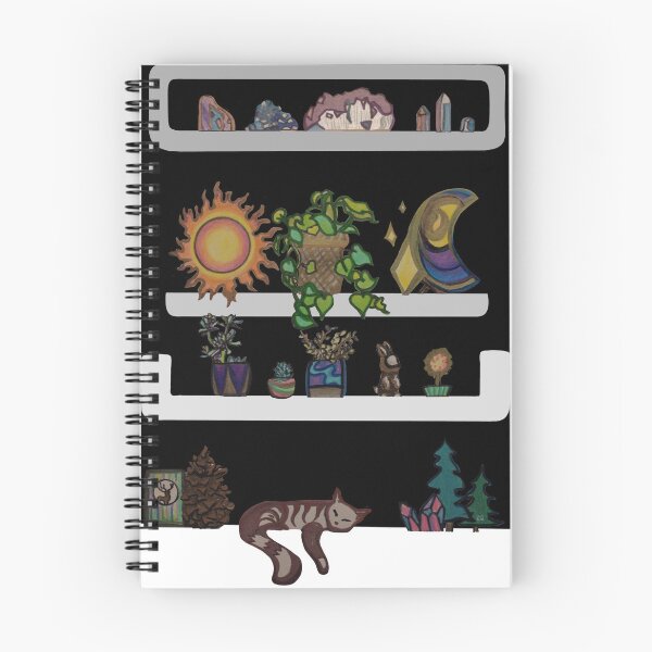 Artikelvorschau, Dark Crystal Plant Collection, Regale mit einer Katze 2 entworfen und verkauft von Lucidesigns.